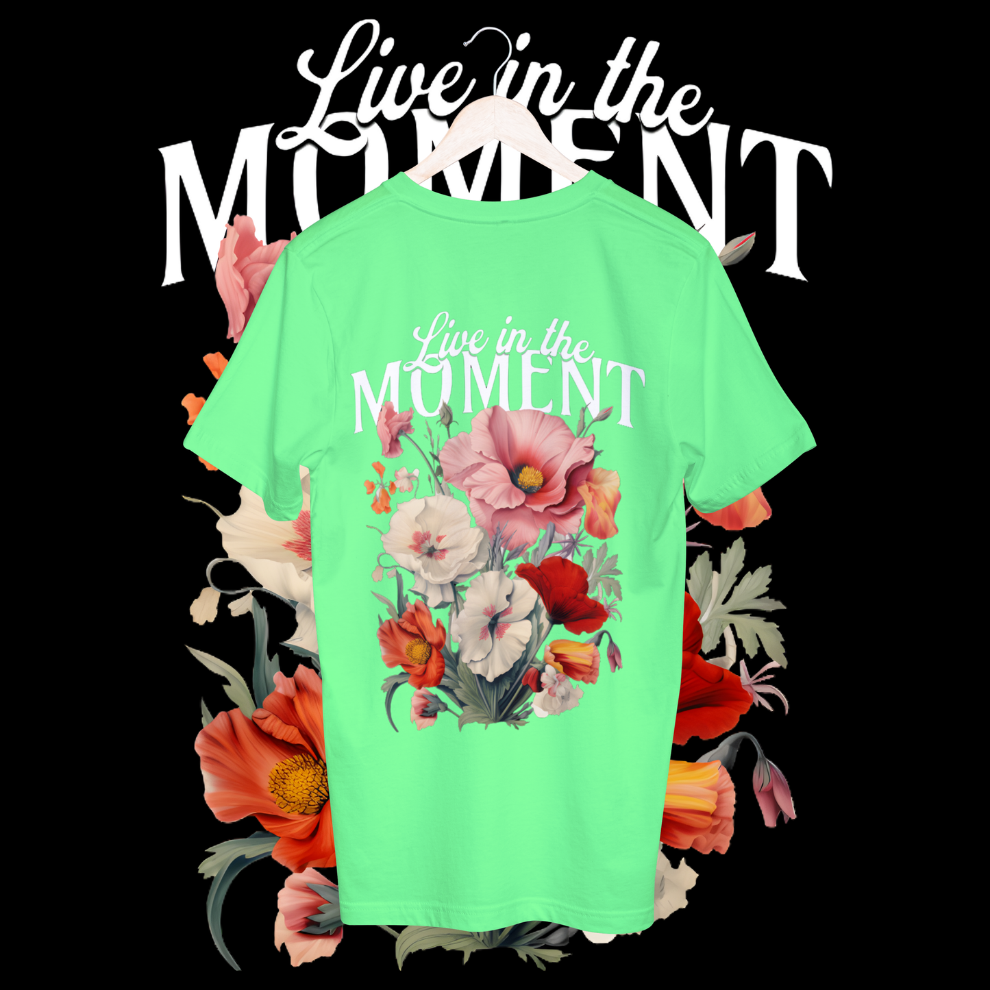 Women's live in the moment t-shirt