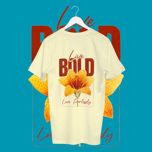 Women's live bold t-shirt