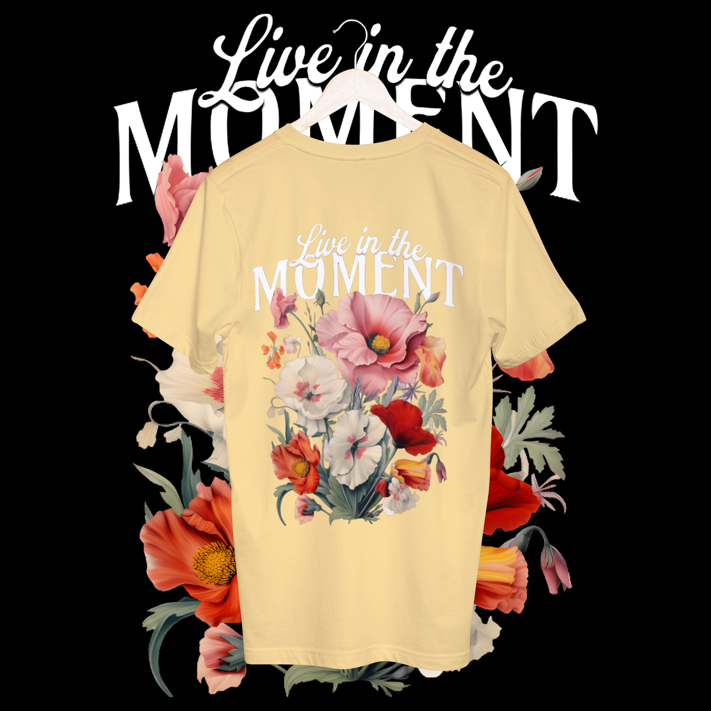Women's live in the moment t-shirt