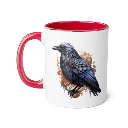 Raven 11 0z two tone ceramic mug