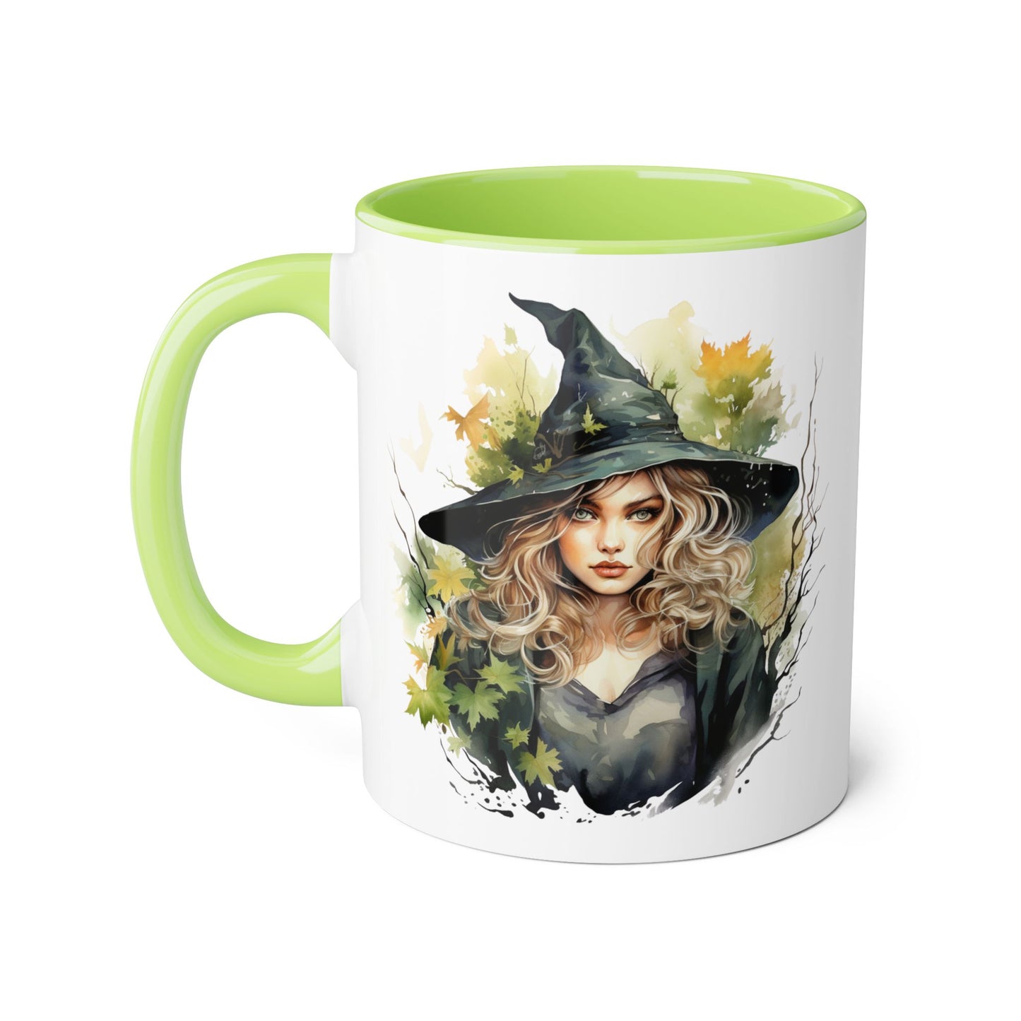 Witchy Vibes Accent Mug - 11oz Coffee Cup with Enchanting Caffeine Design