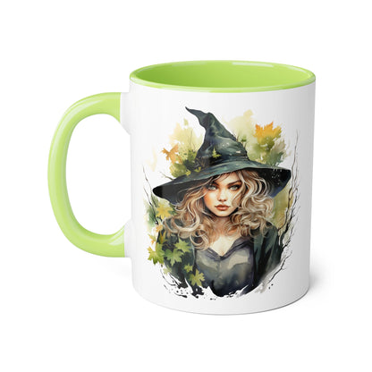 Witchy Vibes Accent Mug - 11oz Coffee Cup with Enchanting Caffeine Design