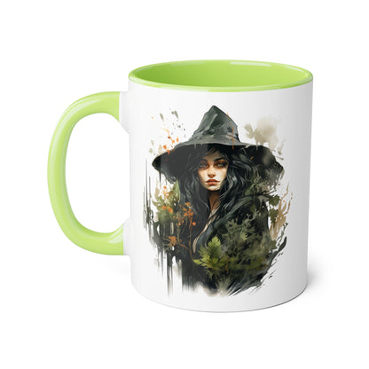 Witchy Vibes Accent Mug - 11oz Coffee Cup with Enchanting Caffeine Design