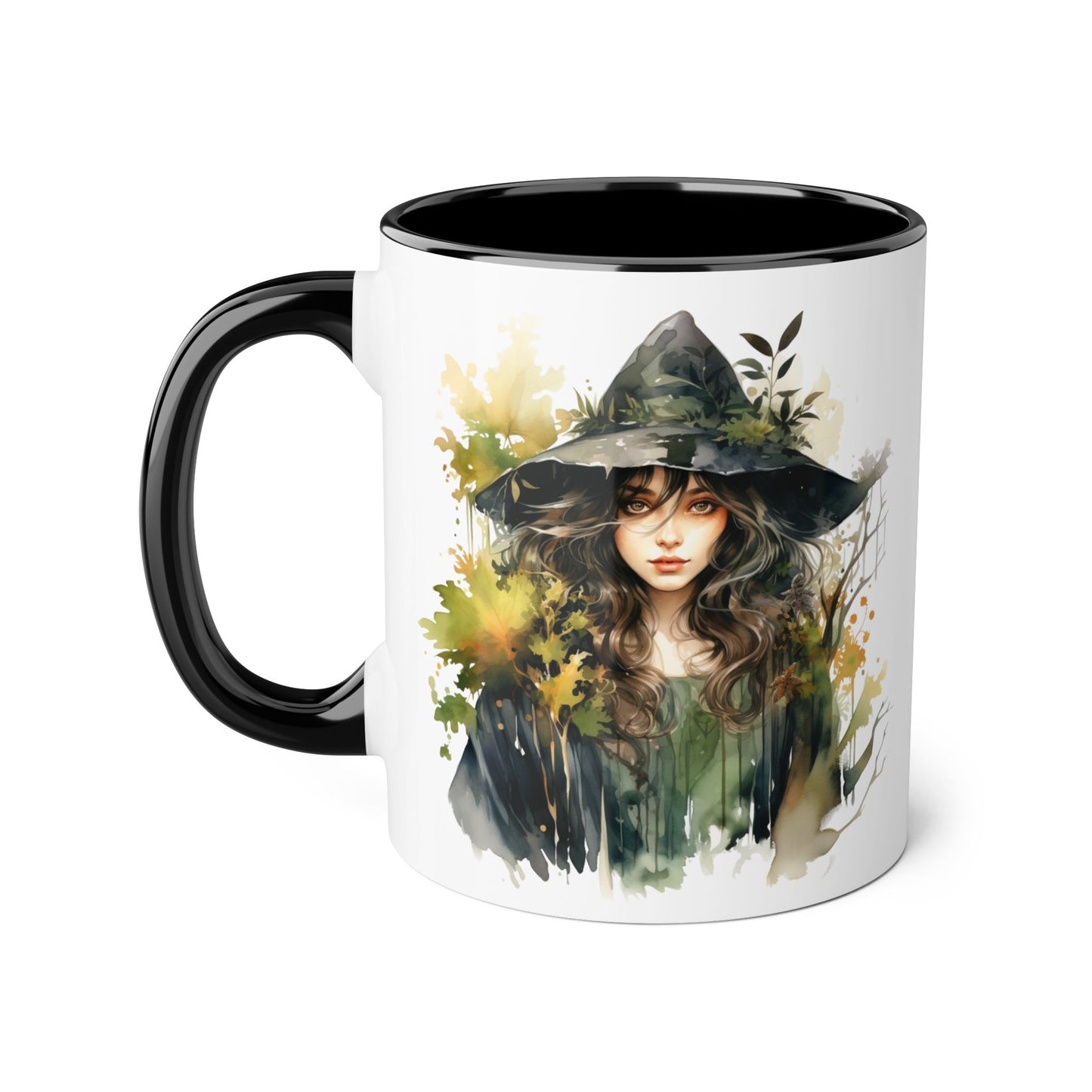 Witchy Vibes Accent Mug - 11oz Coffee Cup with Enchanting Caffeine Design