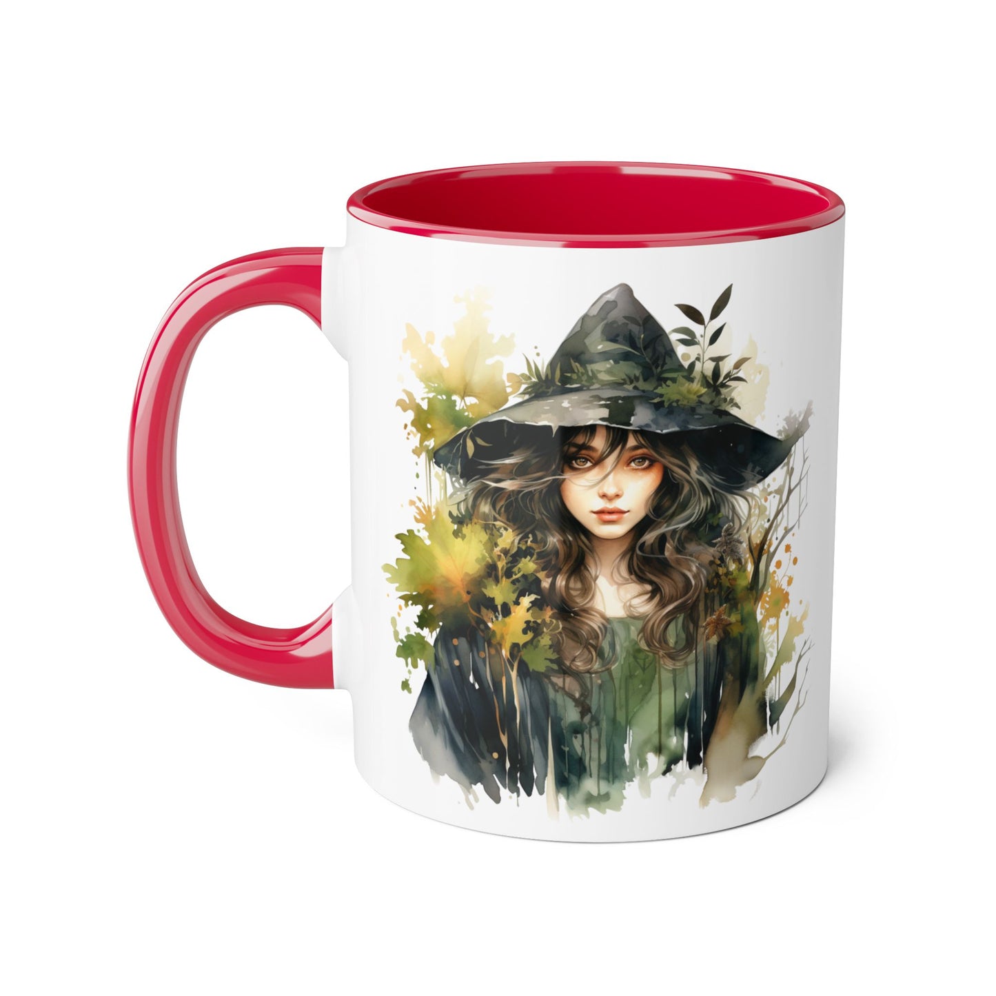 Witchy Vibes Accent Mug - 11oz Coffee Cup with Enchanting Caffeine Design