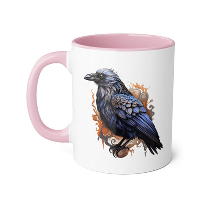 Raven 11 0z two tone ceramic mug