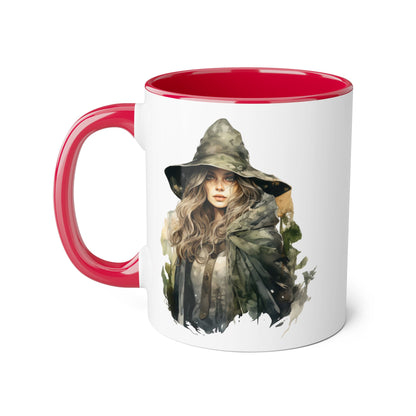 Witchy Vibes Accent Mug - 11oz Coffee Cup with Enchanting Caffeine Design