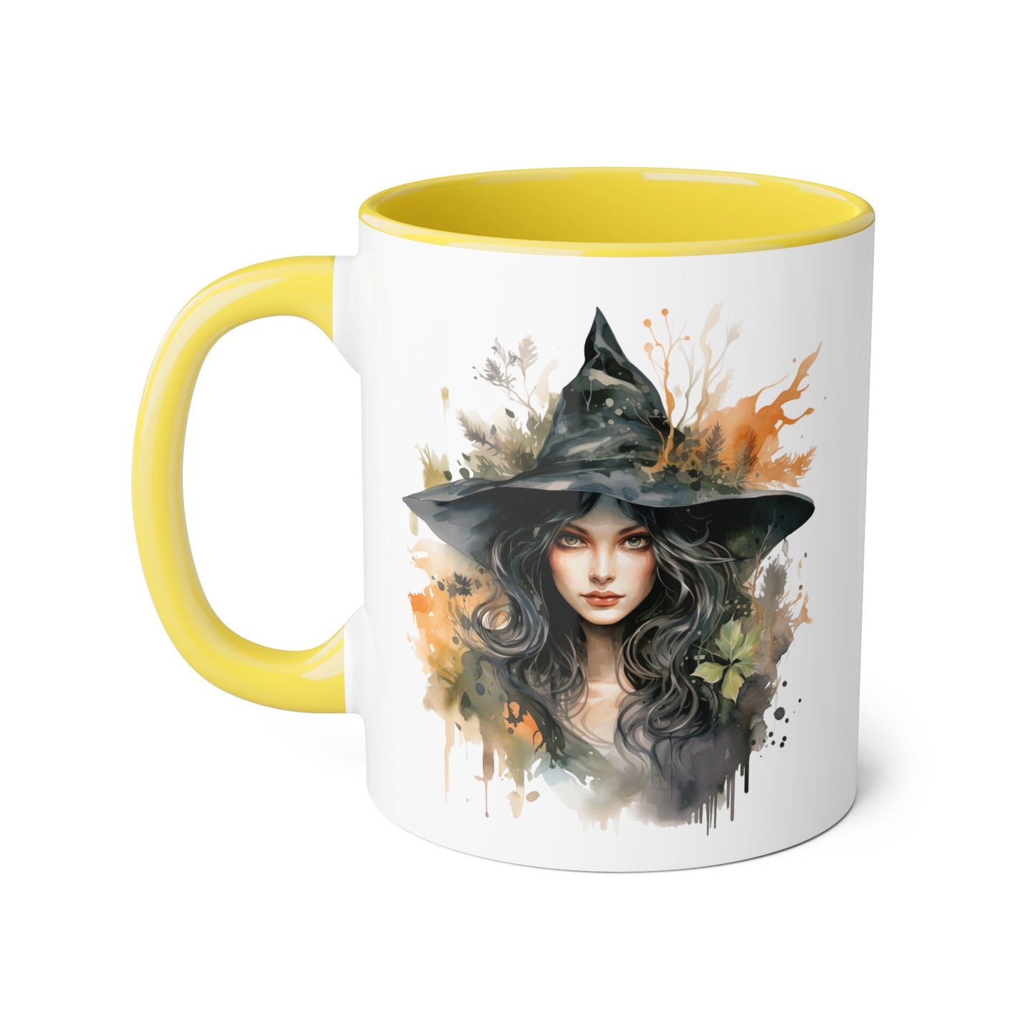 Witchy Vibes Accent Mug - 11oz Coffee Cup with Enchanting Caffeine Design