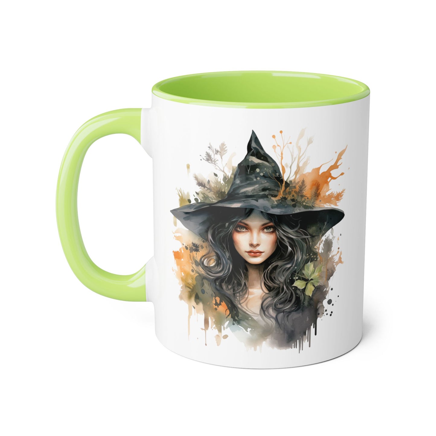 Witchy Vibes Accent Mug - 11oz Coffee Cup with Enchanting Caffeine Design