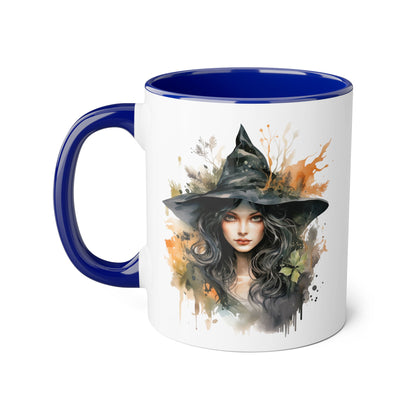 Witchy Vibes Accent Mug - 11oz Coffee Cup with Enchanting Caffeine Design