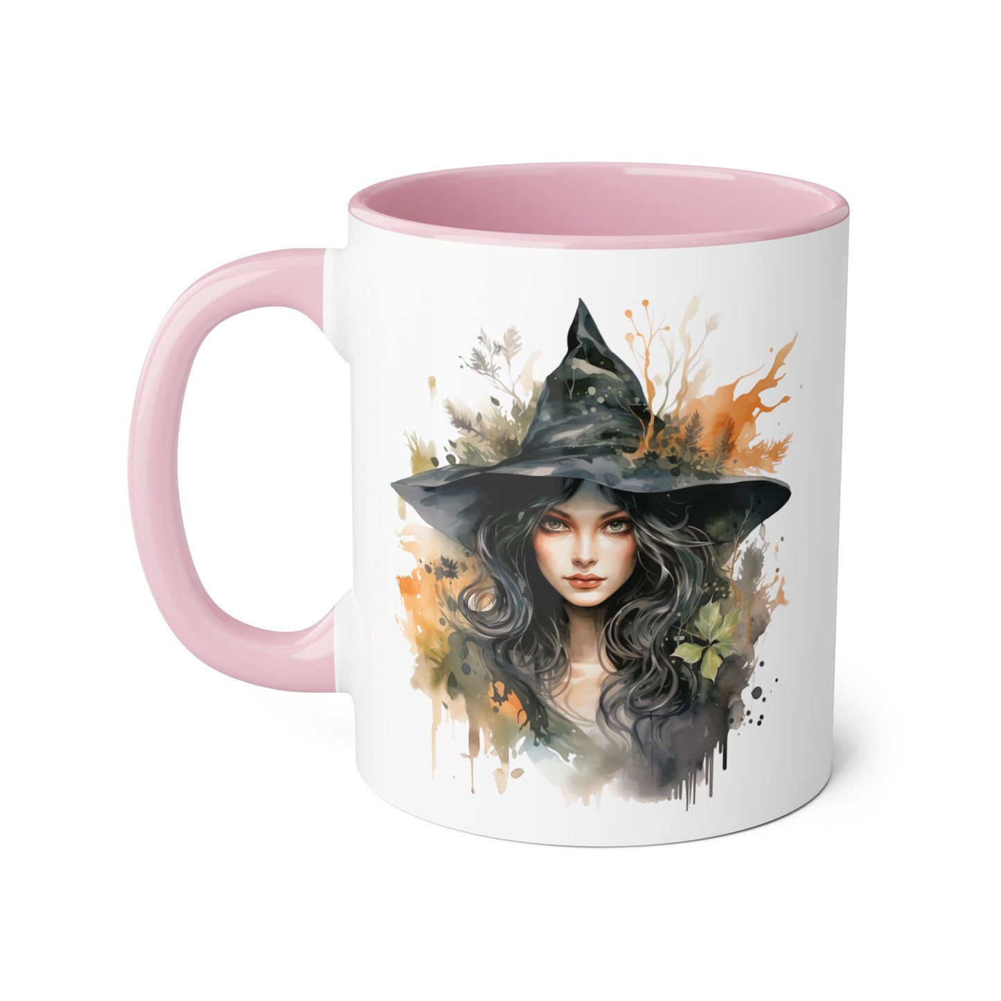 Witchy Vibes Accent Mug - 11oz Coffee Cup with Enchanting Caffeine Design