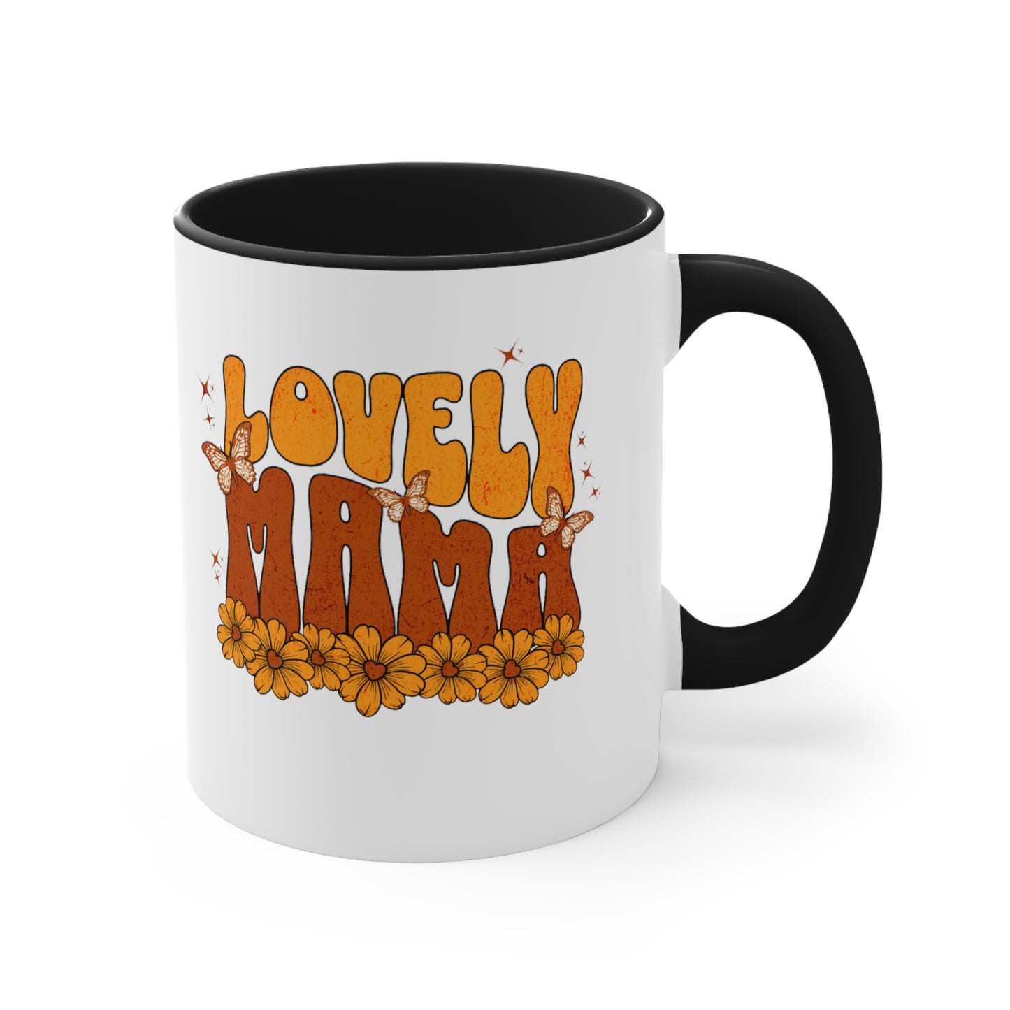 Lovely Mama. Two Tone Mug