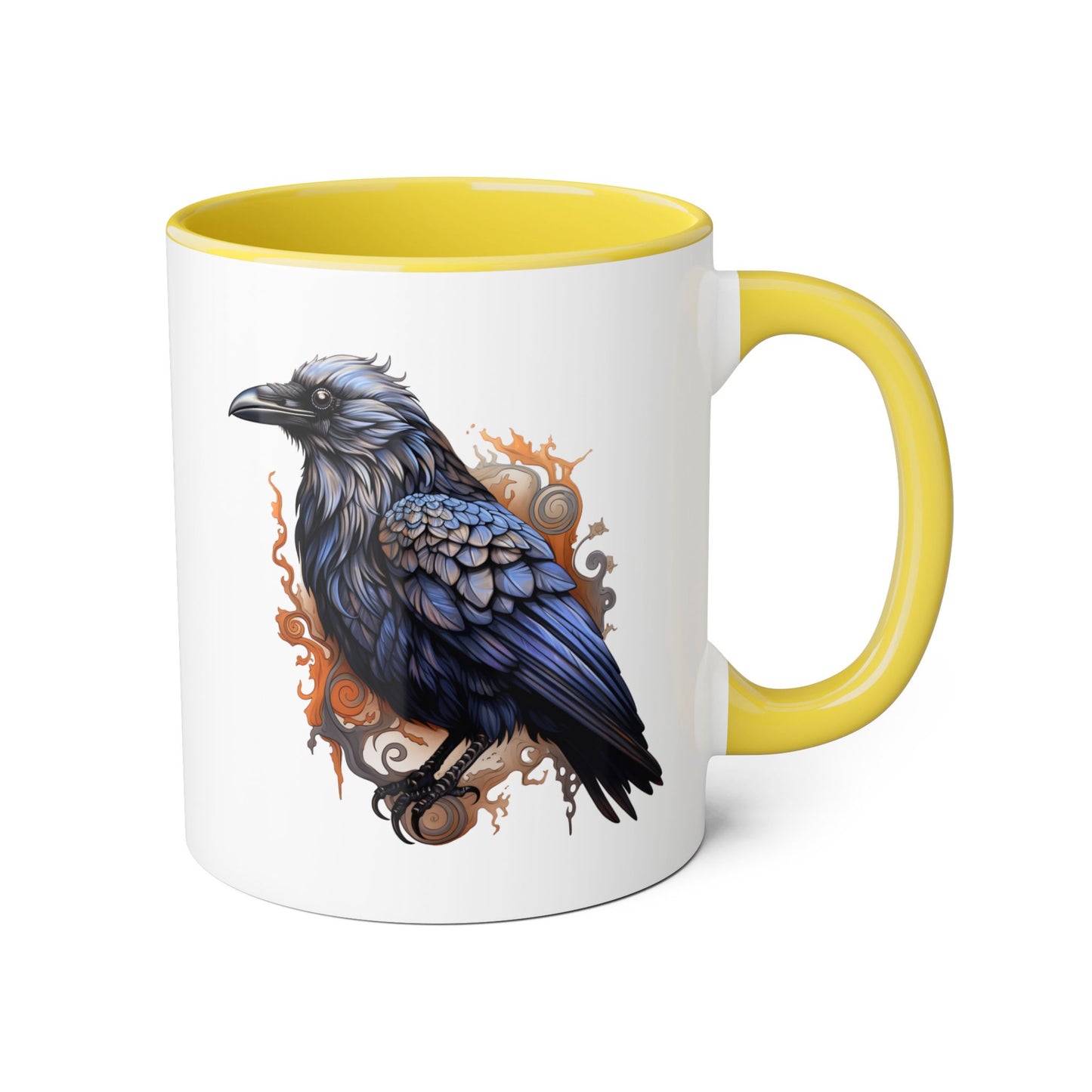 Raven 11 0z two tone ceramic mug