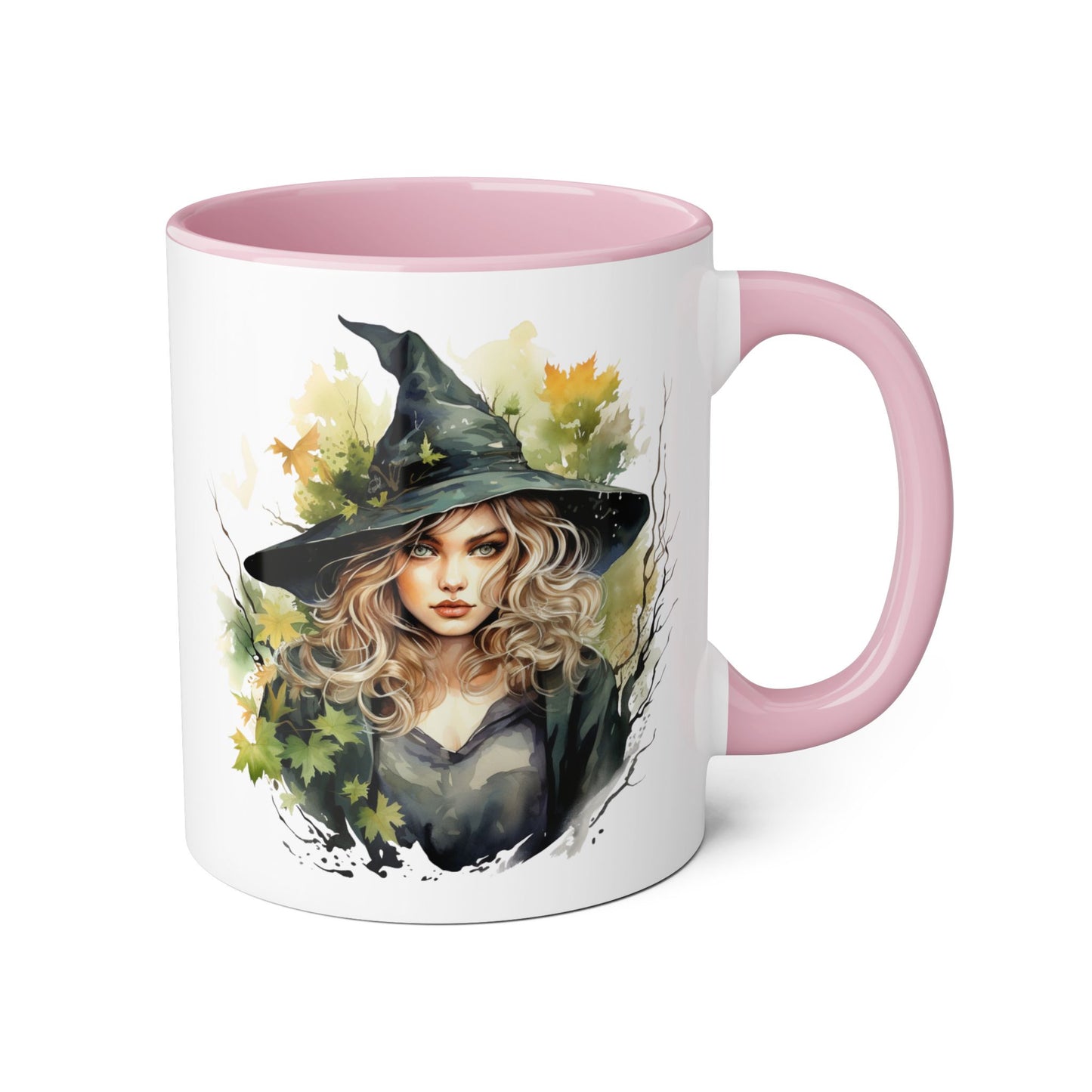 Witchy Vibes Accent Mug - 11oz Coffee Cup with Enchanting Caffeine Design