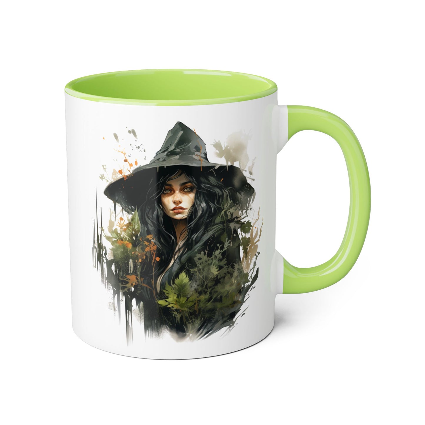 Witchy Vibes Accent Mug - 11oz Coffee Cup with Enchanting Caffeine Design