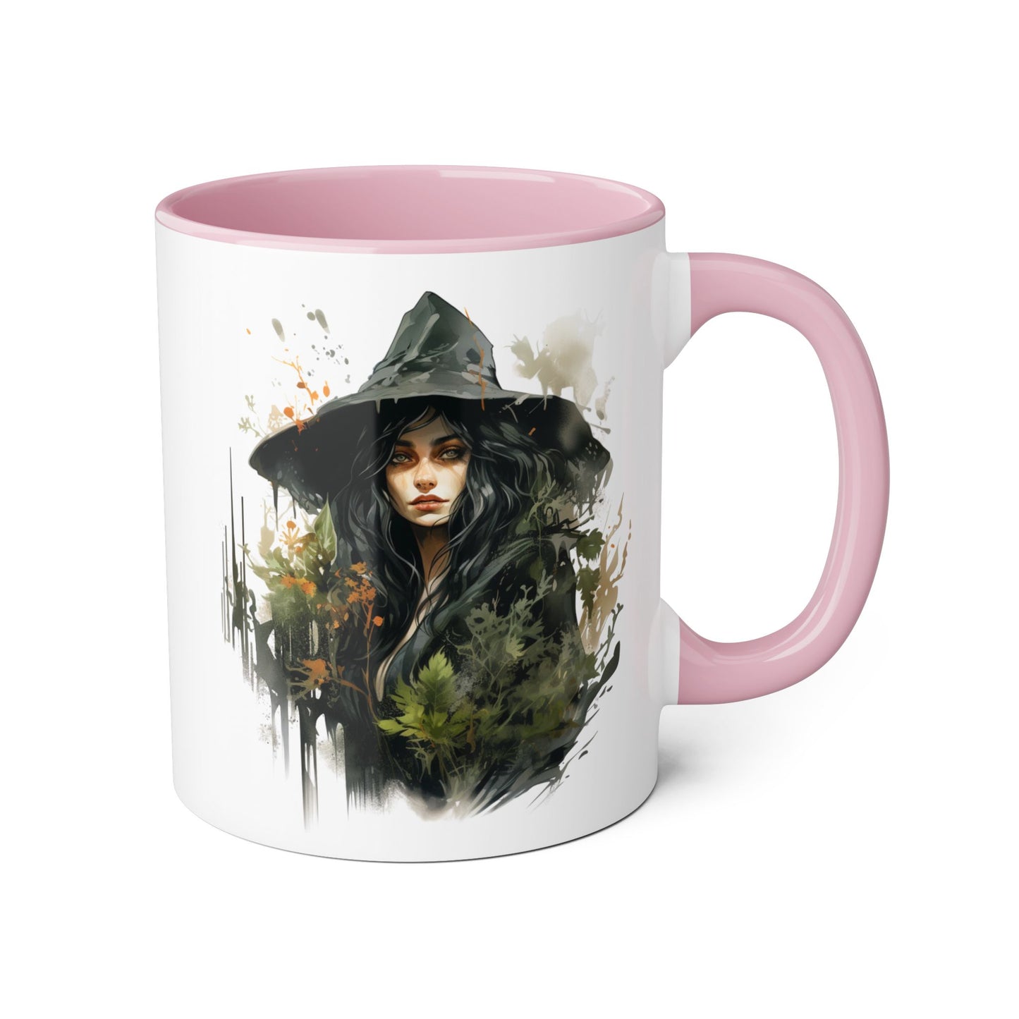 Witchy Vibes Accent Mug - 11oz Coffee Cup with Enchanting Caffeine Design
