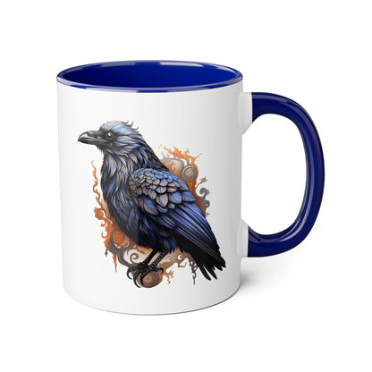 Raven 11 0z two tone ceramic mug