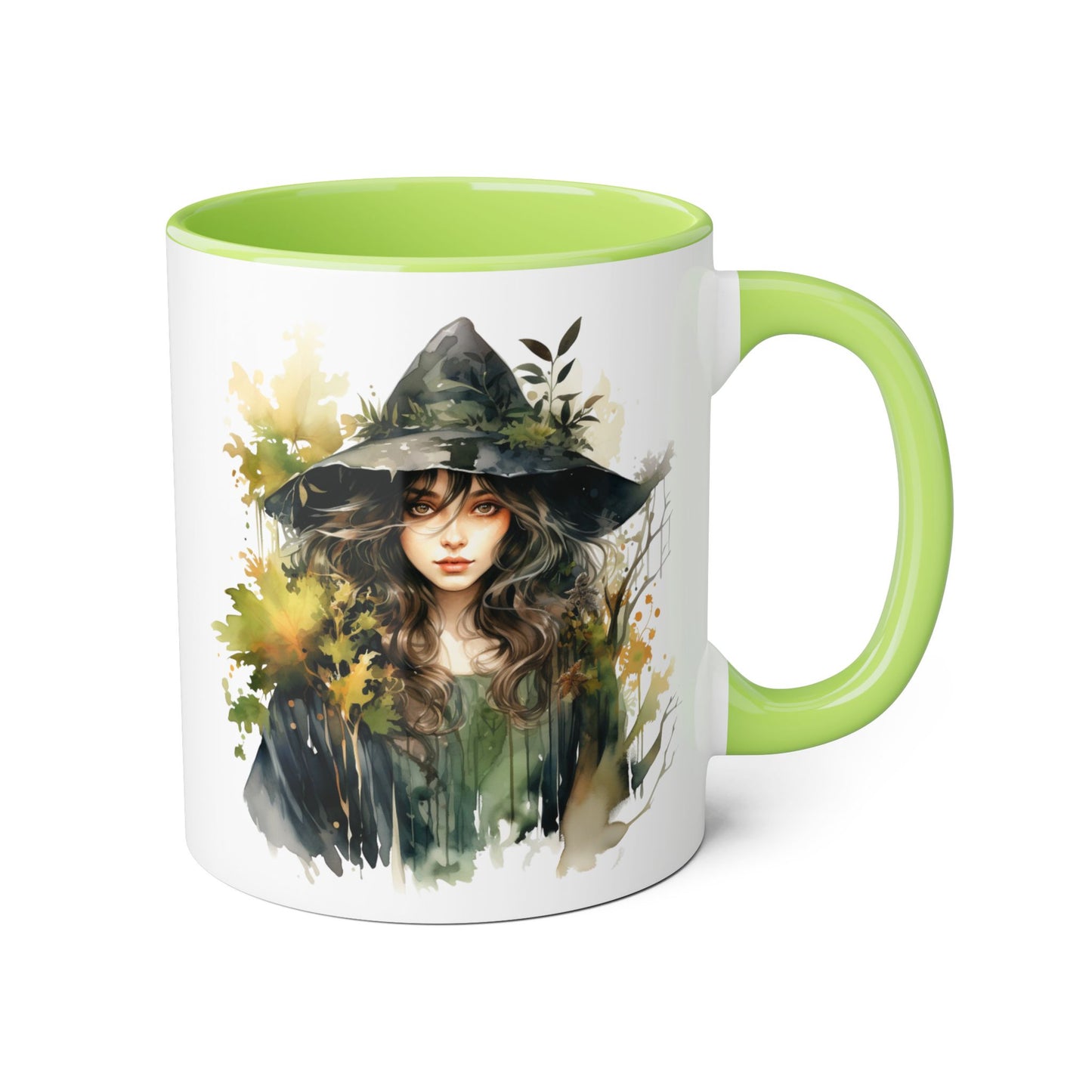 Witchy Vibes Accent Mug - 11oz Coffee Cup with Enchanting Caffeine Design