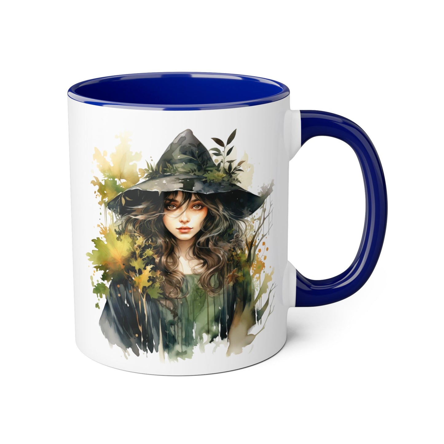 Witchy Vibes Accent Mug - 11oz Coffee Cup with Enchanting Caffeine Design