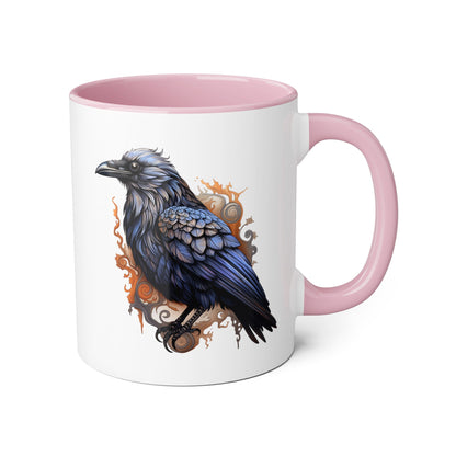 Raven 11 0z two tone ceramic mug