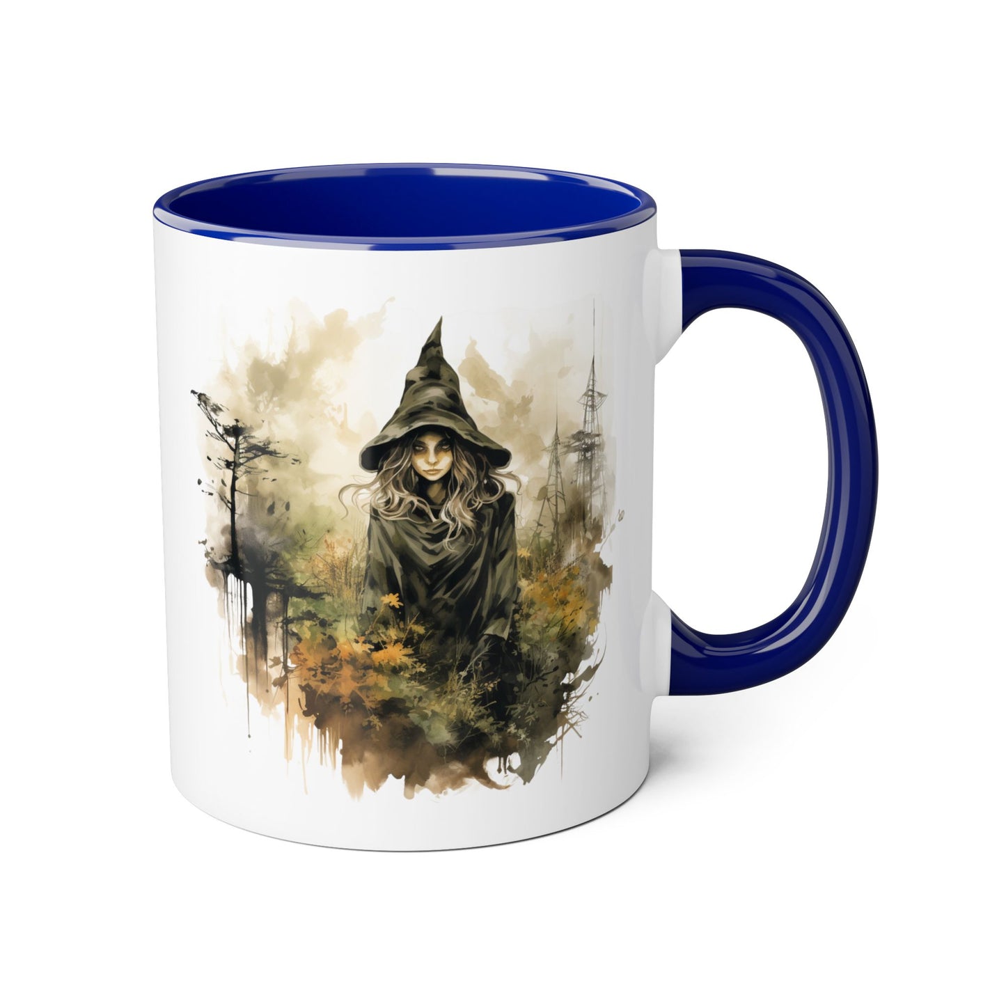 Witchy Vibes Accent Mug - 11oz Coffee Cup with Enchanting Caffeine Design