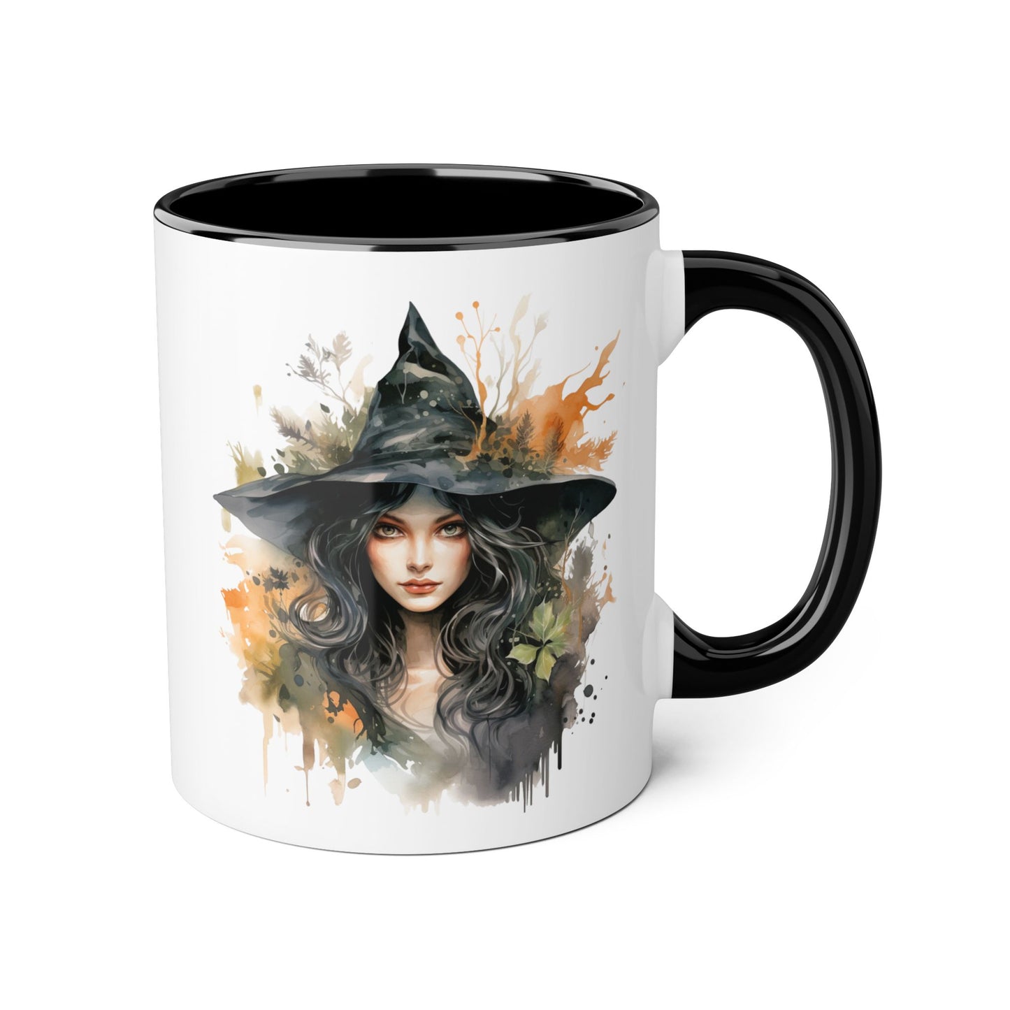 Witchy Vibes Accent Mug - 11oz Coffee Cup with Enchanting Caffeine Design