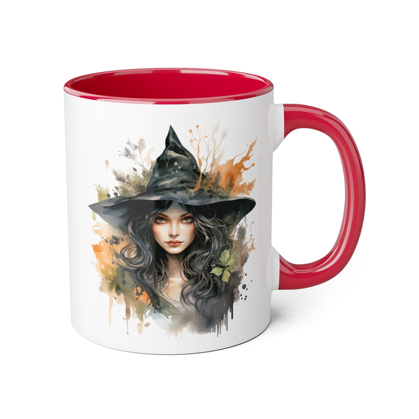 Witchy Vibes Accent Mug - 11oz Coffee Cup with Enchanting Caffeine Design