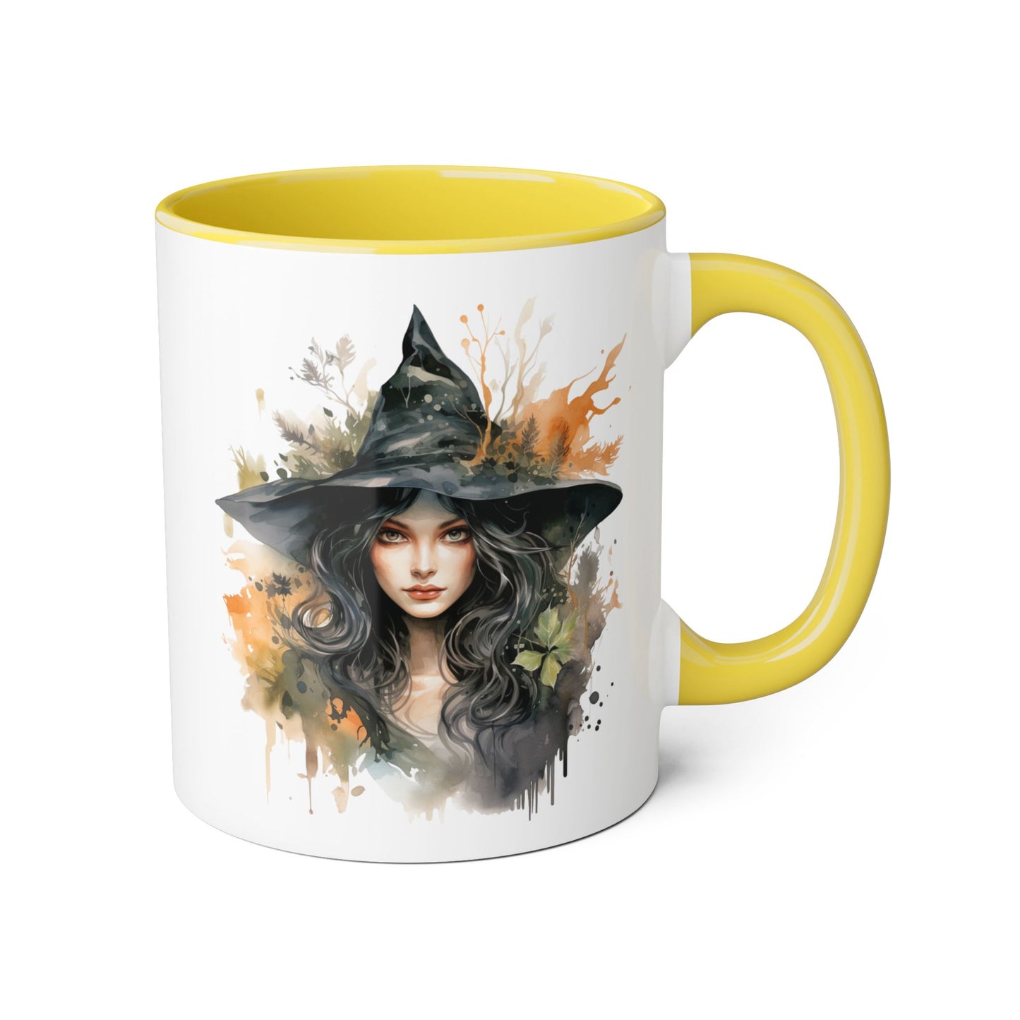 Witchy Vibes Accent Mug - 11oz Coffee Cup with Enchanting Caffeine Design