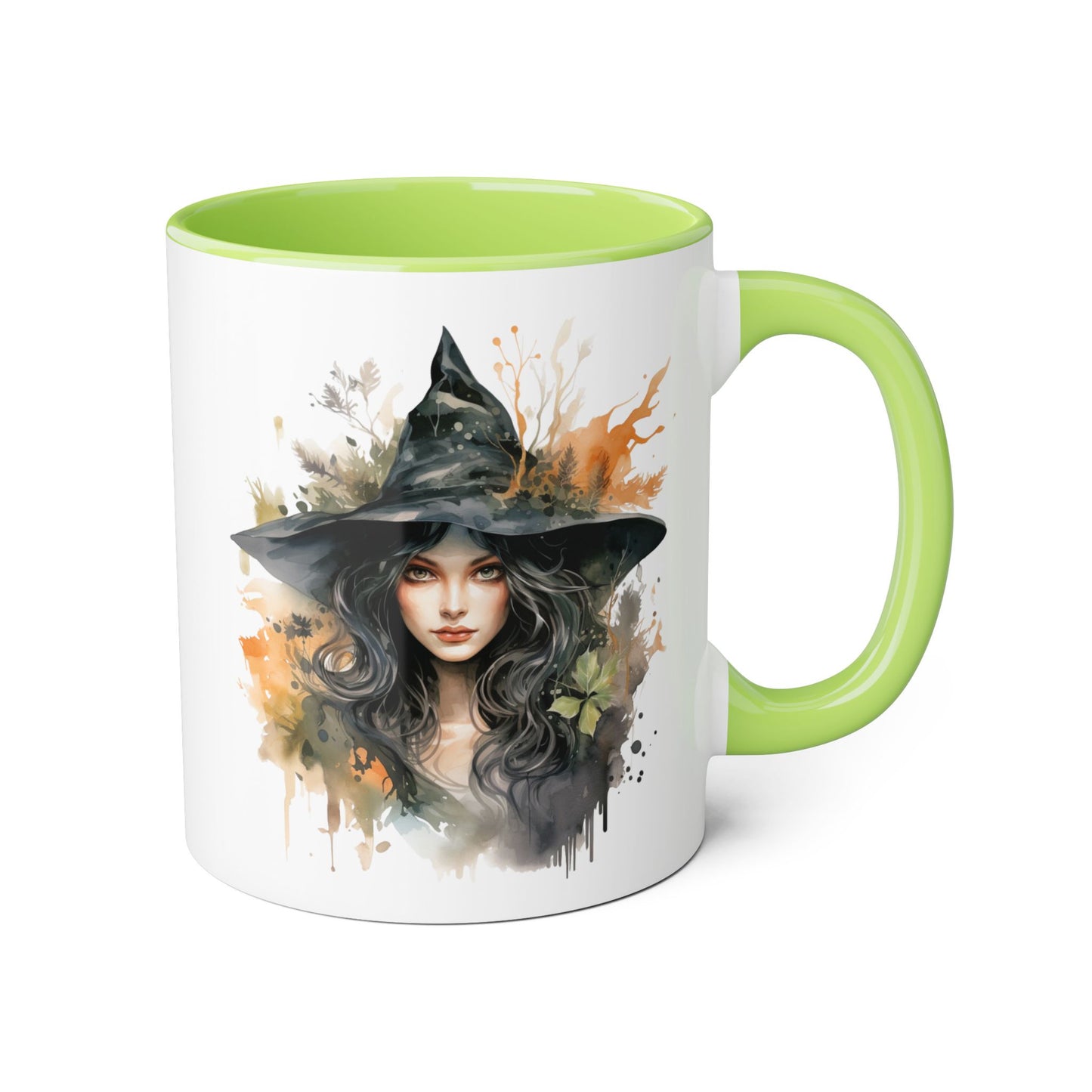 Witchy Vibes Accent Mug - 11oz Coffee Cup with Enchanting Caffeine Design