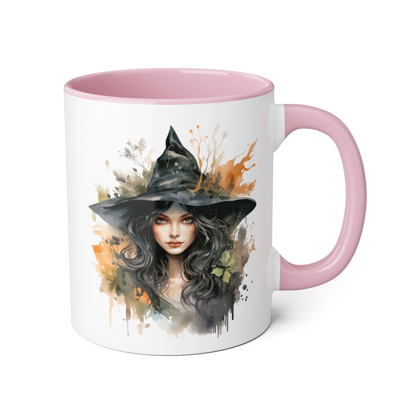 Witchy Vibes Accent Mug - 11oz Coffee Cup with Enchanting Caffeine Design