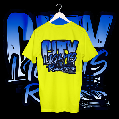 Men's city lights racer T-shirt