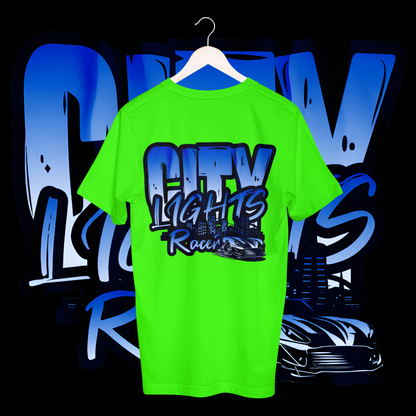 Men's city lights racer T-shirt