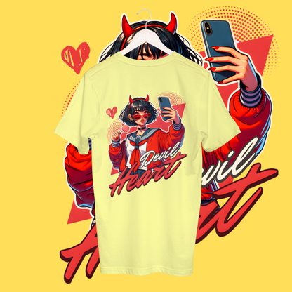 Women's devil heart T-shirt