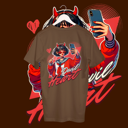 Women's devil heart T-shirt