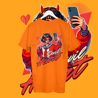 Women's devil heart T-shirt