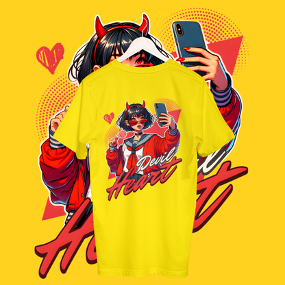 Women's devil heart T-shirt