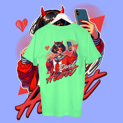 Women's devil heart T-shirt