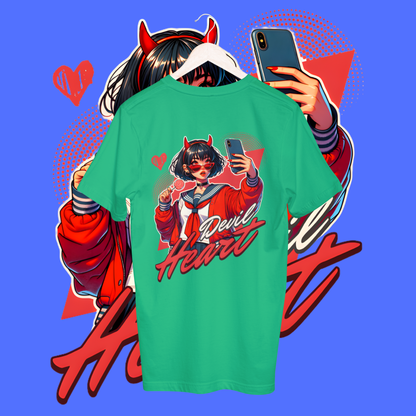 Women's devil heart T-shirt