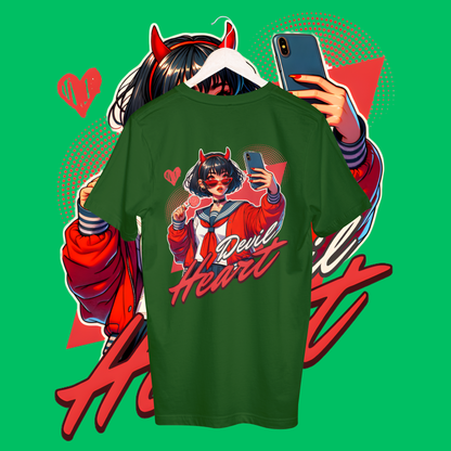 Women's devil heart T-shirt