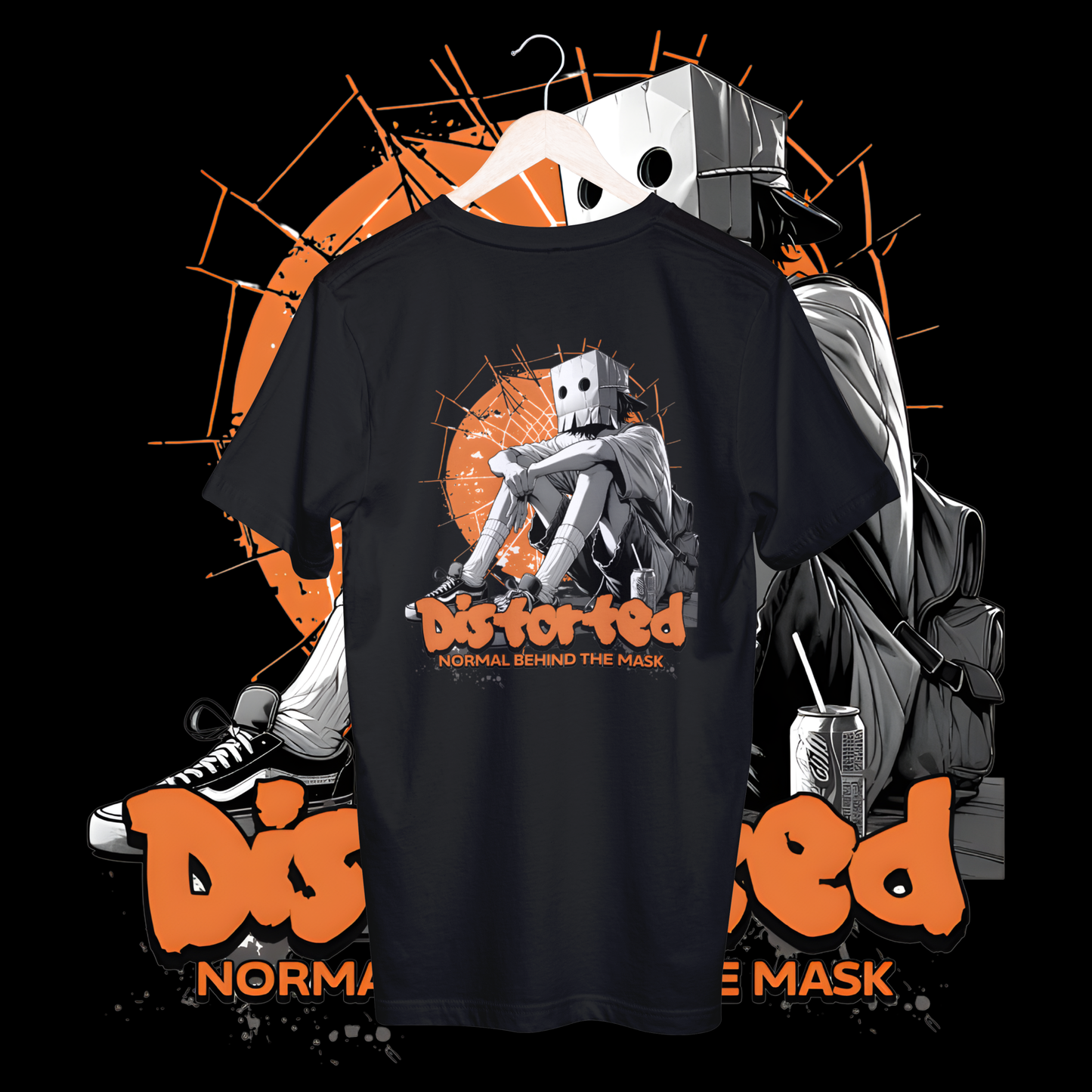 Women's distorted T-shirt