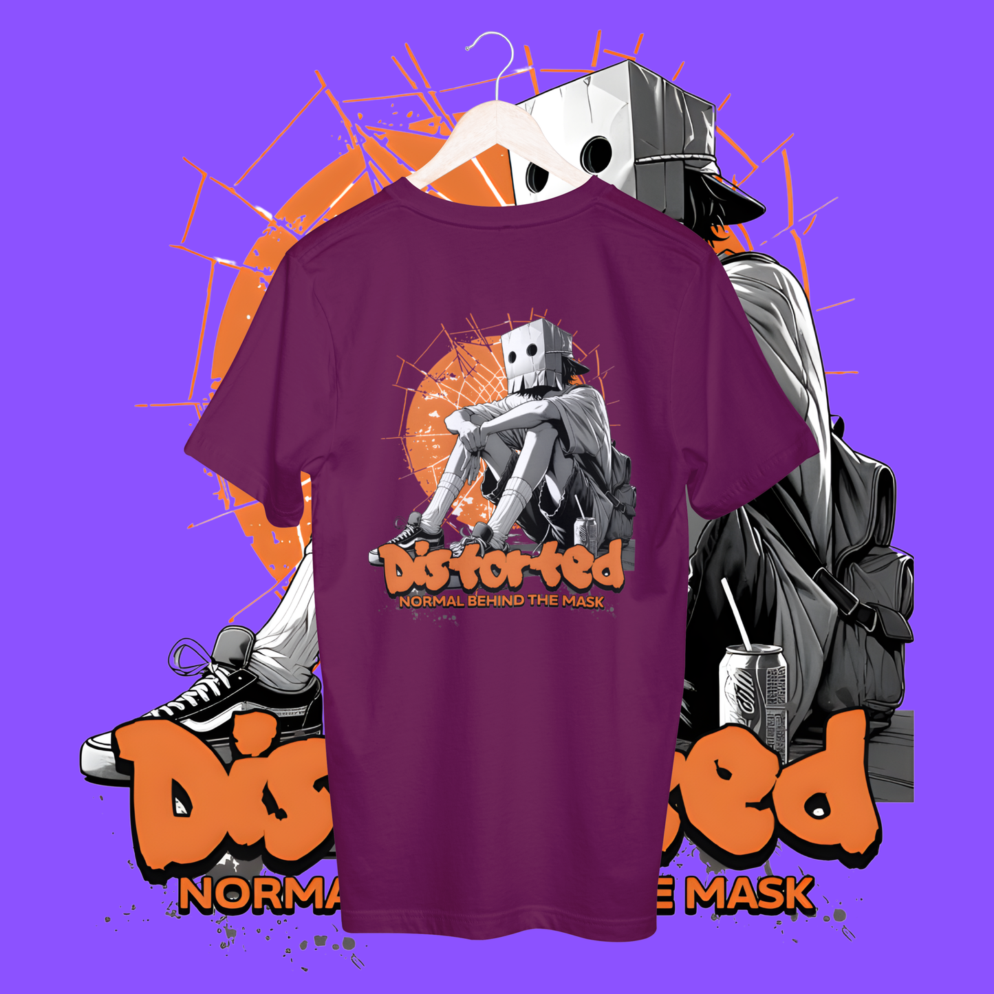 Women's distorted T-shirt