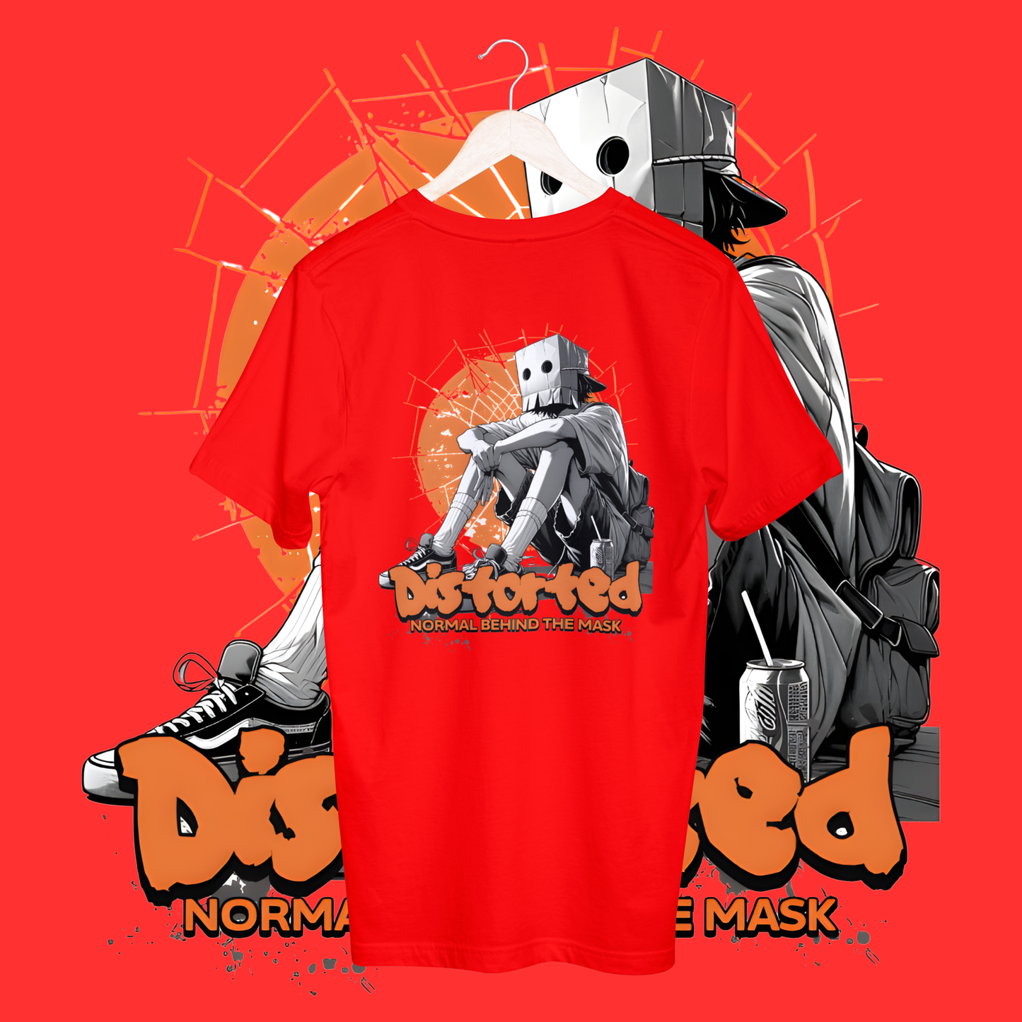 Women's distorted T-shirt