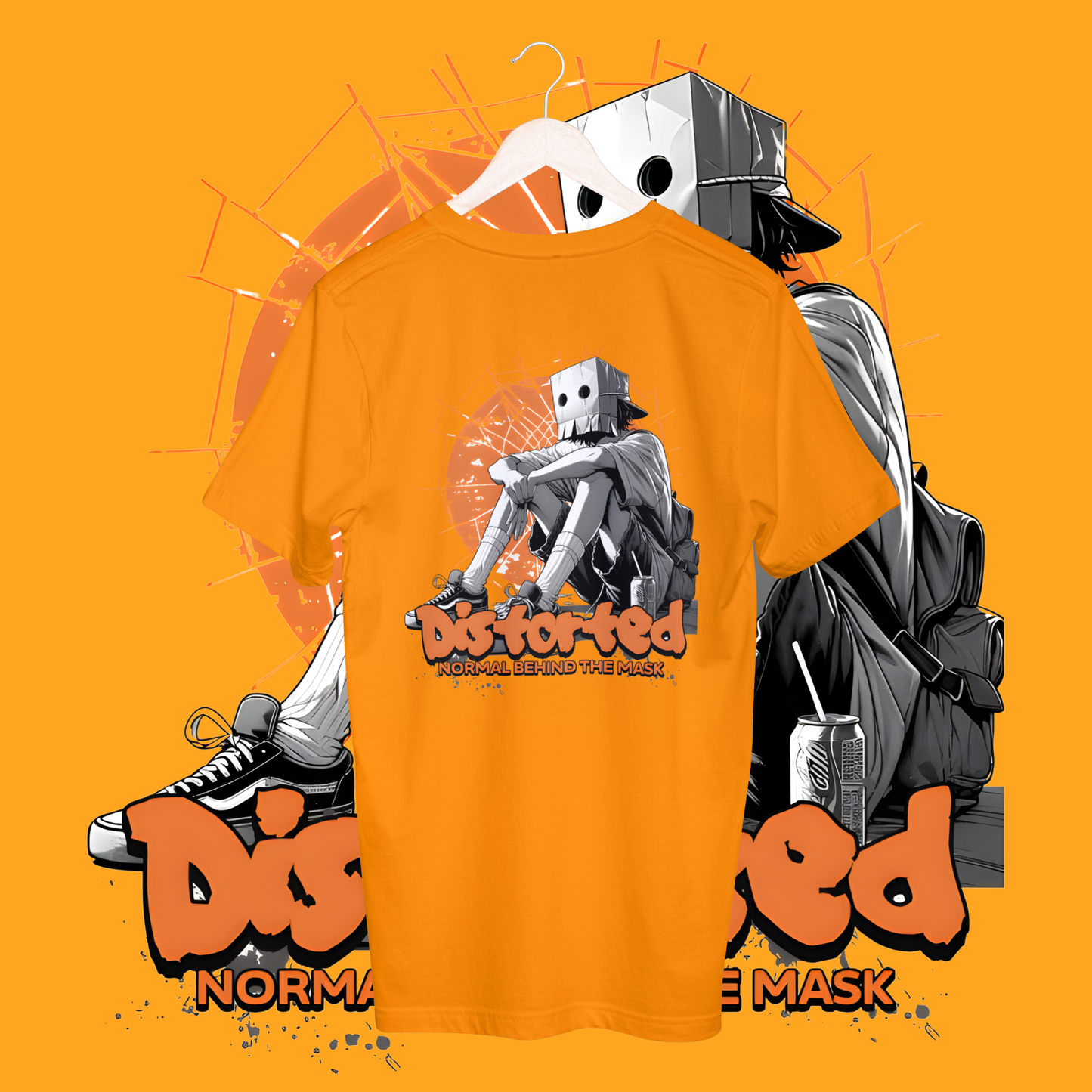 Women's distorted T-shirt