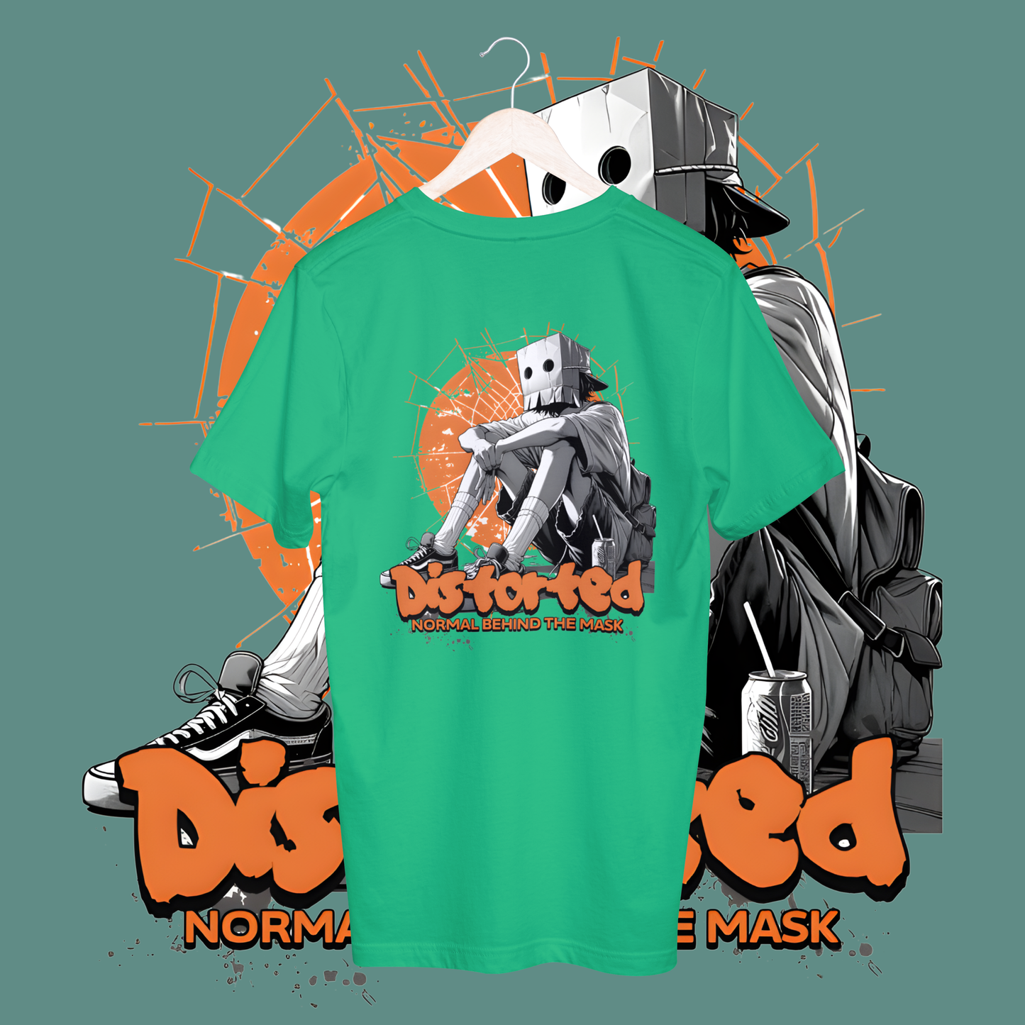 Women's distorted T-shirt