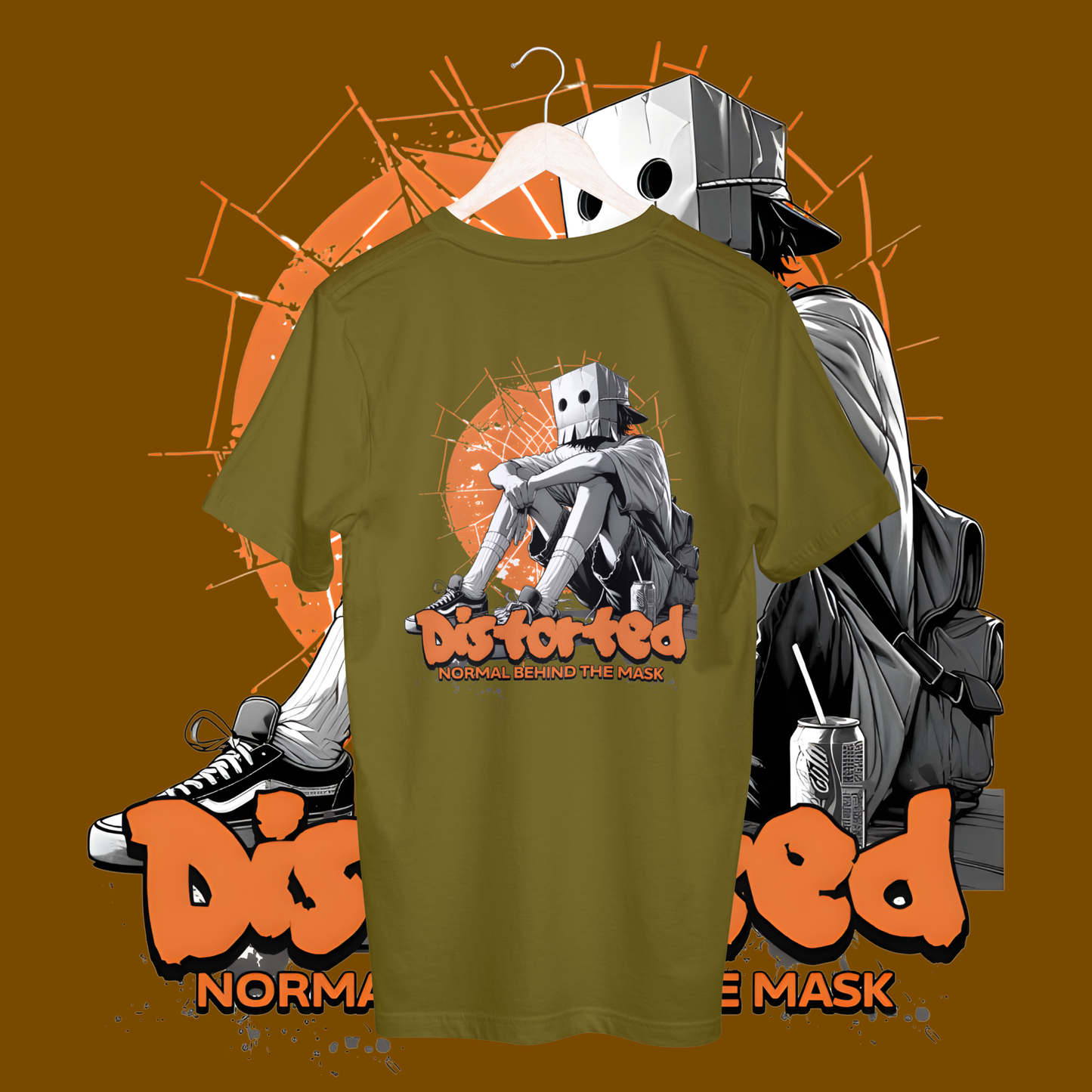 Women's distorted T-shirt