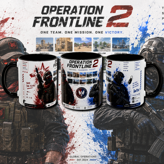 "Gaming" two tone mug.