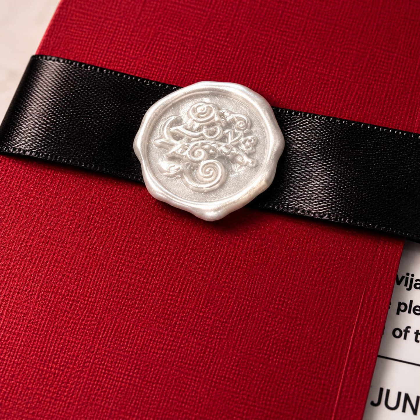 Pocket Sleeve Wedding Invitation.