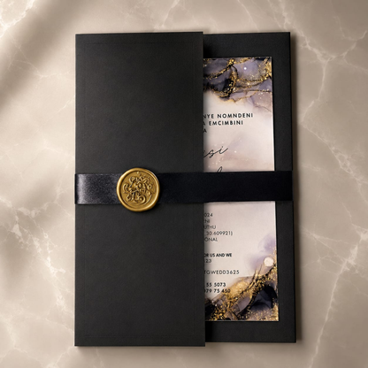Pocket Sleeve Wedding Invitation.