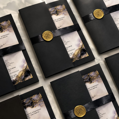 Pocket Sleeve Wedding Invitation.