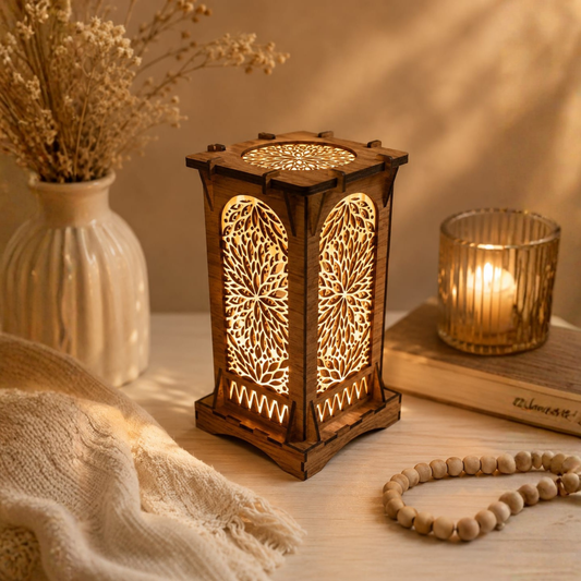 Laser Cut MDF Decorative Lantern.